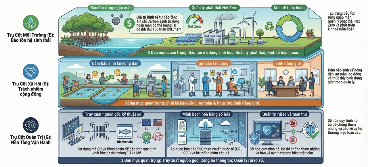 Chiến Lược ESG Tại Thiên Trà IMEX: Bảo Tồn Hệ Sinh Thái Rừng Ngập Mặn Cà Mau Và Hành Trình Chinh Phục Thị Trường Xanh Toàn Cầu